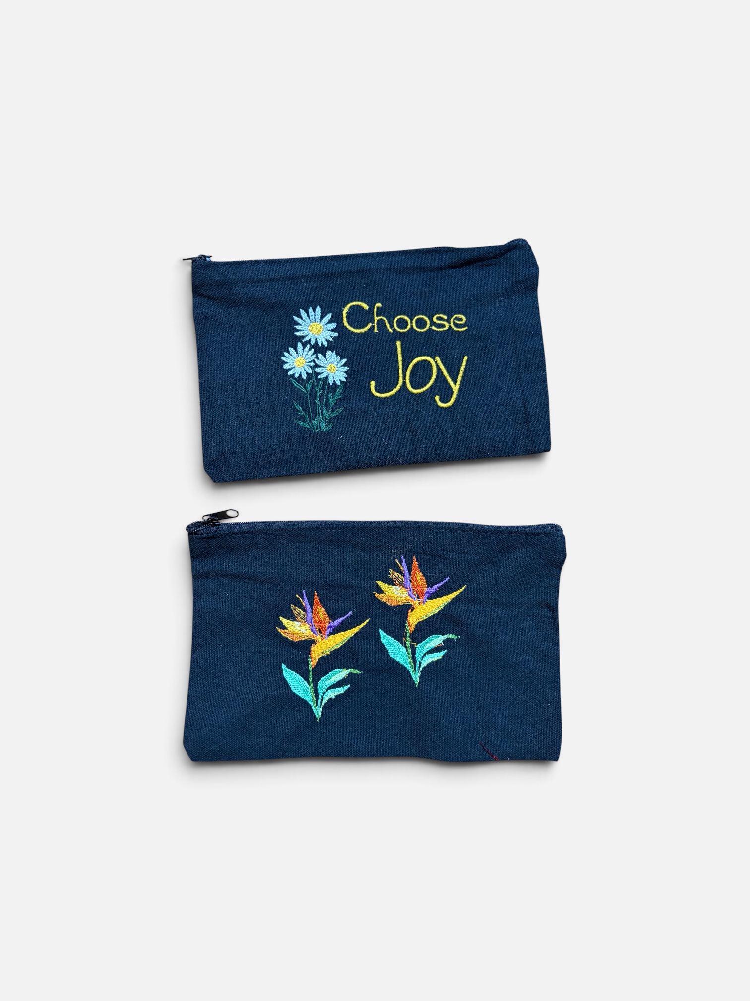 Choose Joy small zippered bag